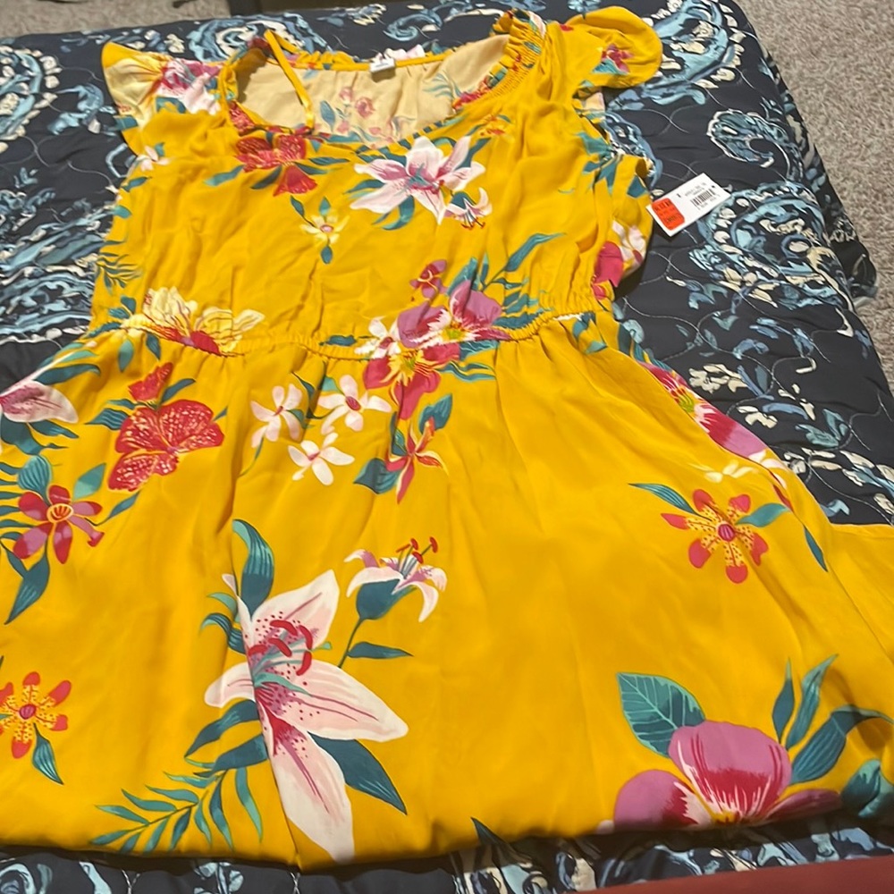 This is a short maxi dress
